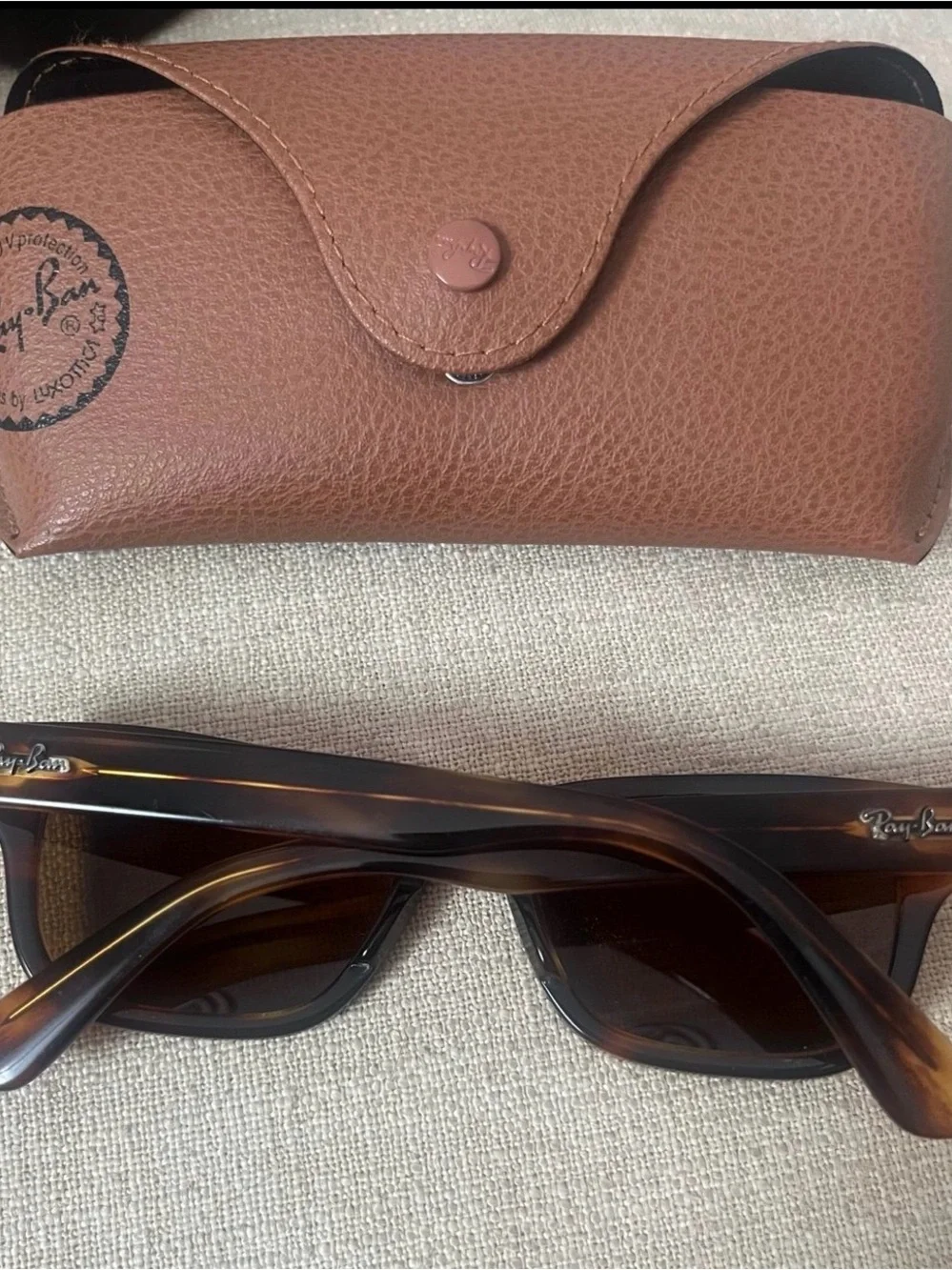 Ray-Ban Mr Burbank tortoise shell  RB2283 Sunglasses with case